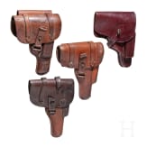 Vier Pistolentaschen