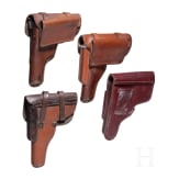 Vier Pistolentaschen