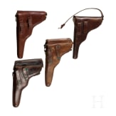 Vier Pistolen- und Revolvertaschen, Schweiz