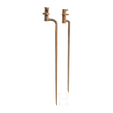 Zwei T&uuml;llenbajonette M 1863/67/69/71 f&uuml;r Vetterli Ordonnanz, Schweiz