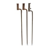 Drei T&uuml;llenbajonette M1838/42 bis M1873, &Ouml;sterreich