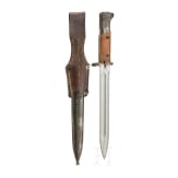 Bajonett WZ 28 "Radom" mit Scheide und Koppelschuh