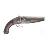 Scharnierpistole M 1816/43 und kleine Pistole