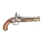 Steinschlosspistole, &auml;hnlich der Gendarmeriepistole M 1815