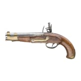 Steinschlosspistole, &auml;hnlich der Gendarmeriepistole M 1815