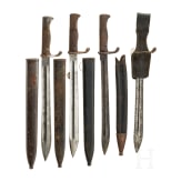 Vier Bajonette Mod. 1898/05