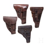 Vier Pistolentaschen