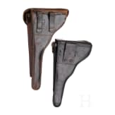 Tasche f&uuml;r lange Pistole 08 sowie Tasche zur Marinepistole P 04