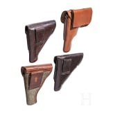 Vier Pistolentaschen