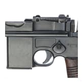 Pistole, Mauser, Mod. 32, mit Anschlagkasten