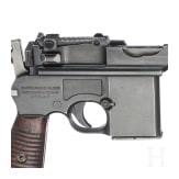 Pistole, Mauser, Mod. 32, mit Anschlagkasten