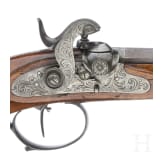 Perkussionspistole mit Z&uuml;ndpillensystem, Christoph Funk in Suhl, um 1840