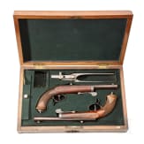 Ein Paar Z&uuml;ndnadelpistolen im Kasten, Franz von Dreyse in S&ouml;mmerda, um 1865