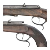 Ein Paar Z&uuml;ndnadelpistolen im Kasten, Franz von Dreyse in S&ouml;mmerda, um 1865