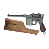 Pistole, Mauser, Mod. 32, mit Anschlagkasten