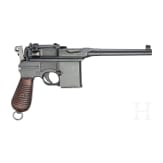 Pistole, Mauser, Mod. 32, mit Anschlagkasten