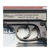 Halbautom. Pistole, Walther Ulm, Mod. PP, Kal. 7,65 mm Brown