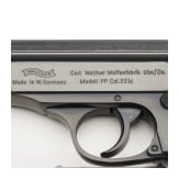 Halbautom. Pistole, Walther Ulm, Mod. PP, Kal. .22l.r.