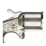 Moore's Front Loading Revolver, vernickelt