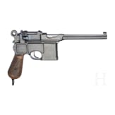 Mauser C 96 "Early Transitional Large Ring Hammer" mit nummerngleichem Kasten