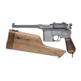 Mauser, Mod. C96, im Anschlagkasten