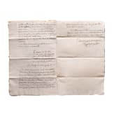 Sammlung Originalmanuskripte des Malteserordens, dabei Briefe des Ritters Alexandre de Gueidan, 16. - 19. Jhdt.