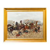 Emil H&uuml;nten (1827 - 1902) - K&uuml;rassierattacke im Deutsch-Franz&ouml;sischen Krieg 1870/71