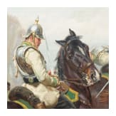 Emil H&uuml;nten (1827 - 1902) - K&uuml;rassierattacke im Deutsch-Franz&ouml;sischen Krieg 1870/71