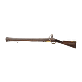 Schweres Steinschloss-Tromblon mit orientalischem Lauf, England, 19. Jhdt.