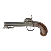 Perkussionsterzerol mit Springbajonett, fl&auml;misch, um 1840