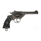 Webley & Scott, Mod. MK IV "War Finish", in Webtasche