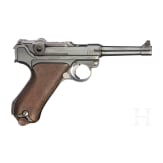 Pistole 08, DWM, 1918, in Tasche