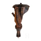 Lange Pistole 08, DWM, 1915, mit Brett und Tasche
