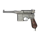 Mauser, C96/16, mit Anschlagschaft, Polizei Weimar