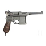 Mauser, C96/16, mit Anschlagschaft, Polizei Weimar
