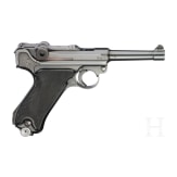 Pistole 08, Mauser, Code "byf - 41", "Black Widow", in Tasche