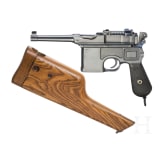 Mauser C 96 Bolo "French Gendarme", mit nrgl. Kasten