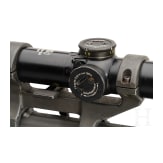 A self-loading rifle Schwaben Arms SAR 97 upgraded with SG1 sniper-rifle scope and stock parts