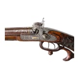 A luxury percussion side by side combination gun, Sick, G&uuml;nzburg