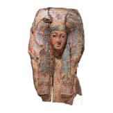 A sarcophagus fragment made of painted wood, Third Intermediate Period, 1st quarter of the 1st millennium B.C.