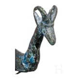 Whetstone with bronze handle in the shape of a goat's head protome, Luristan, 11th&ndash;10th century B.C.