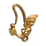 Golden earring with Erot, Hellenistic, 2nd &ndash; mid-1st century B.C.