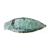 An early Etruscan belt fitting with clasp hook, mid-8th century B.C.