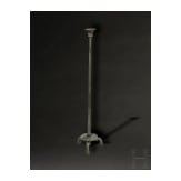 A Roman bronze candelabrum with silver inlays, 2nd half of the 1st century A.D.