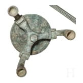 A Roman bronze candelabrum with silver inlays, 2nd half of the 1st century A.D.