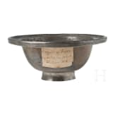 A Roman silver drinking bowl, 4th century