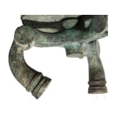 A Roman bronze candelabrum with silver inlays, 2nd half of the 1st century A.D.