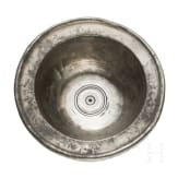 A Roman silver drinking bowl, 4th century
