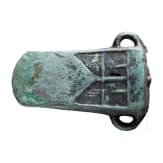 Large and heavy, decorated socketed axe, Late Bronze Age of East Europe, 10th century B.C.