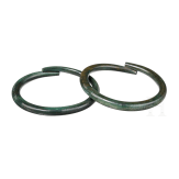 A pair of Late Bronze Age arm rings with incised decoration, stage D, 13th century B.C.